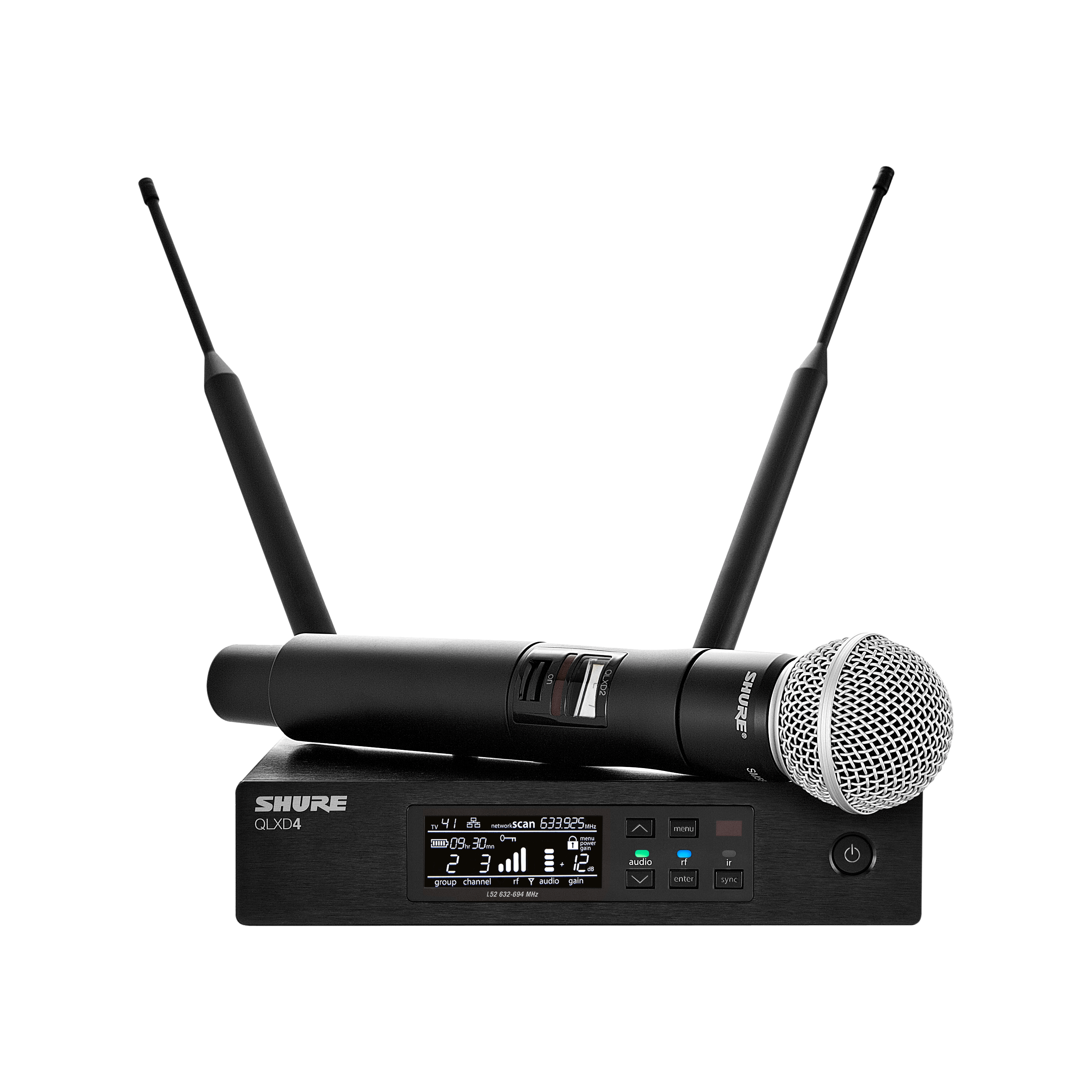Audiovisuel microphone QLXD24E-SM58