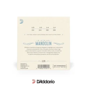 Cordes Mandoline – D’Addario EJ73 – Phosphor Bronze Light 10-38