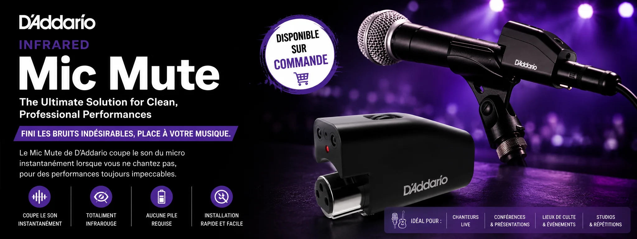 D'Addario Mic Mute